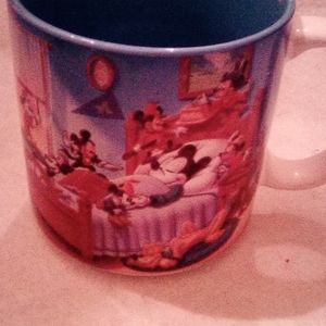 Disney Mickey Mouse Mug Through The Years Ceramic Coffee Cup 12 Oz Vinta…